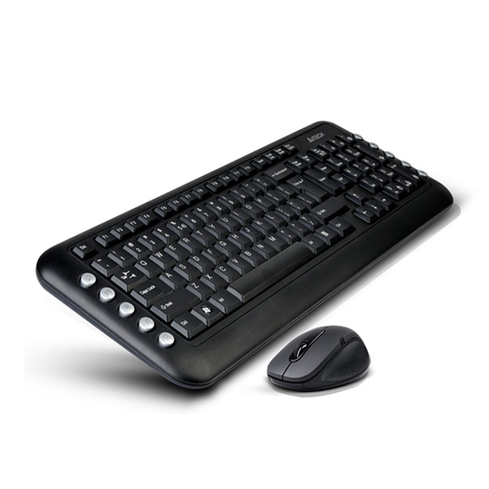 фото Комплект мышь + клавиатура A4Tech 7200N, Black