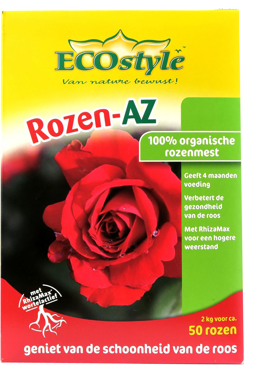фото Удобрение натуральное органическое "EcoStyle", для роз и любых цветущих растений, 2 кг на 100 кв. м