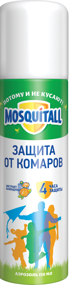 фото Аэрозоль от комаров Mosquitall "Защита для всей семьи", 150 мл