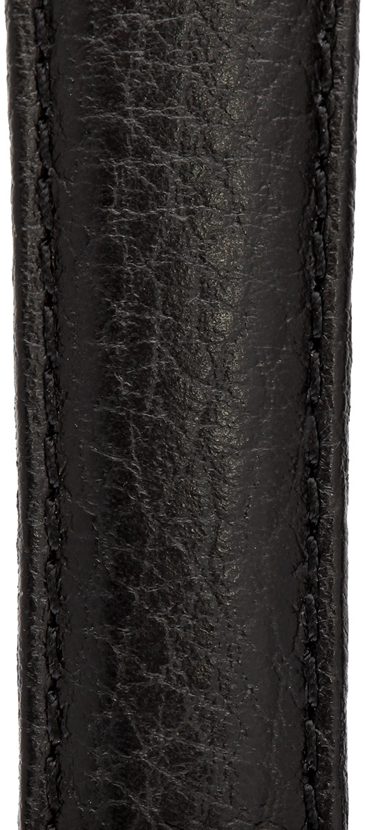 фото Ремешок для часов мужской Signature, цвет: черный, ширина 22 мм, длина 20 см. 95412_22 mm V cut