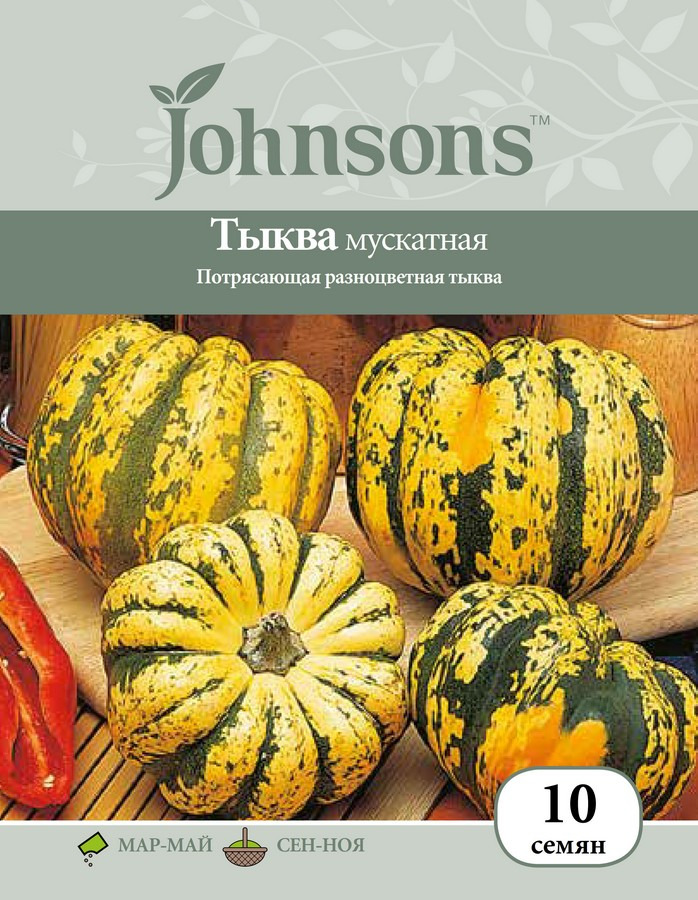 фото Семена Johnsons Тыква Мускатная, 11398, 10 семян Johnsons, англия