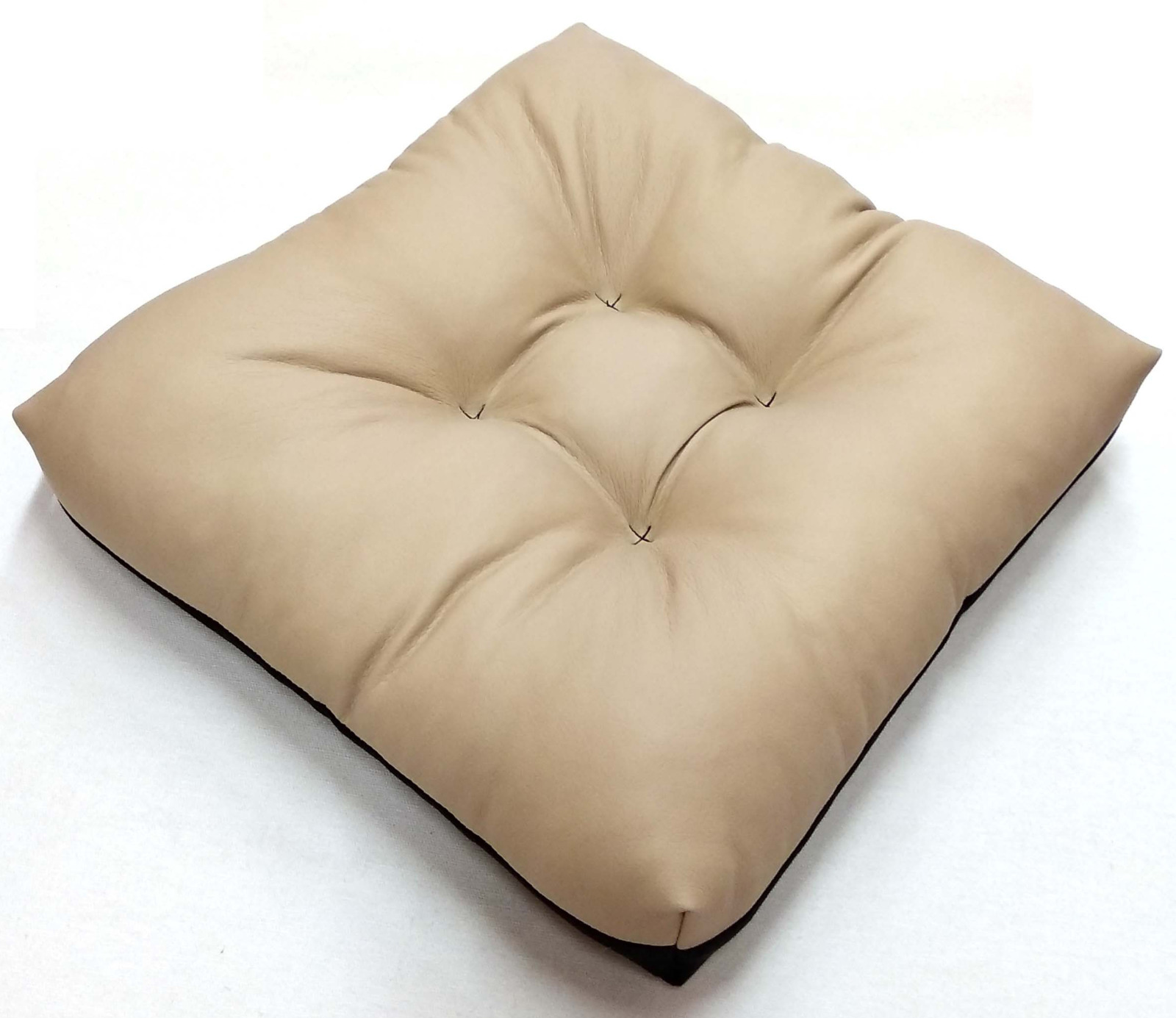 фото Подушка на стул Auto Premium, двусторонняя, 57509, черный, бежевый, 35 х 37 см