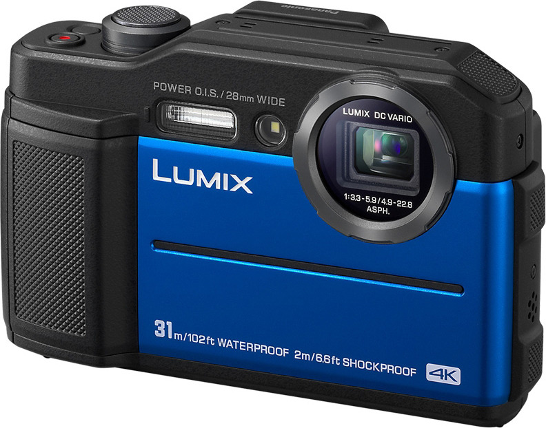 фото Компактный фотоаппарат Panasonic Lumix DC-FT7EE-A, синий