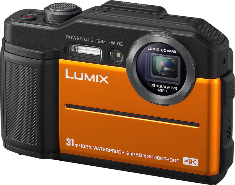 фото Компактный фотоаппарат Panasonic Lumix DC-FT7EE-D оранжевый