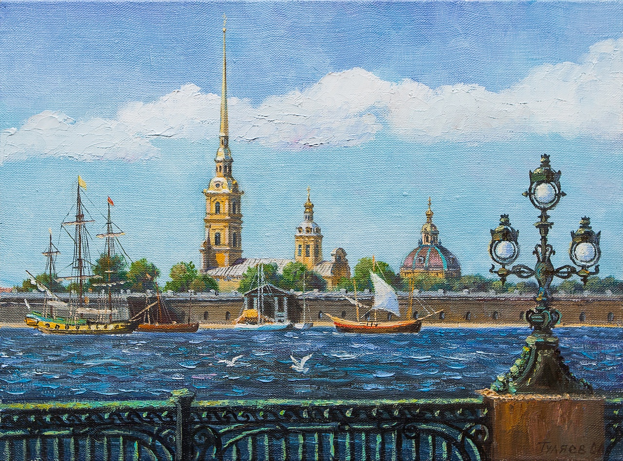 Питер картины Петропавловская крепость