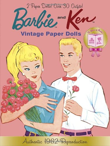 Barbie and Ken Vintage Paper Dolls Barbie Paper Doll Book купить