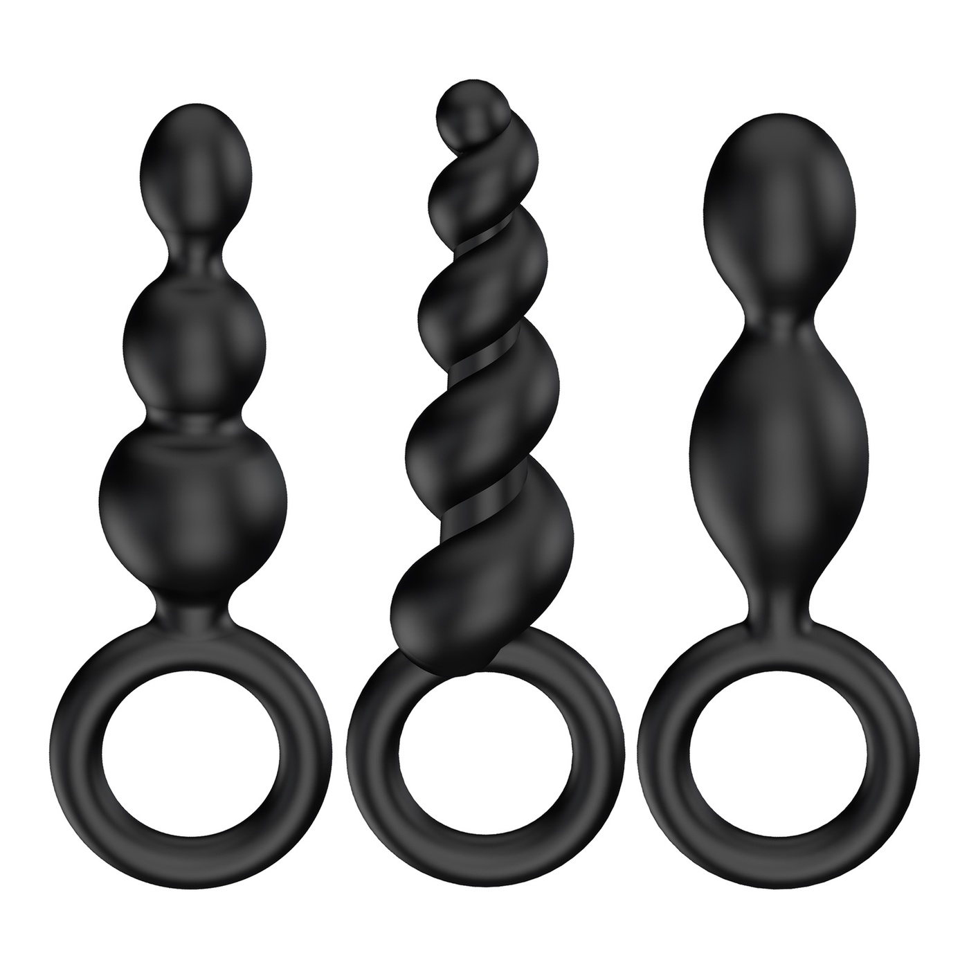 Анальная втулка Black Velvet Analplug Heavy Beads 5330250000 - Orion - Анальные цепочки и бусы - Купить