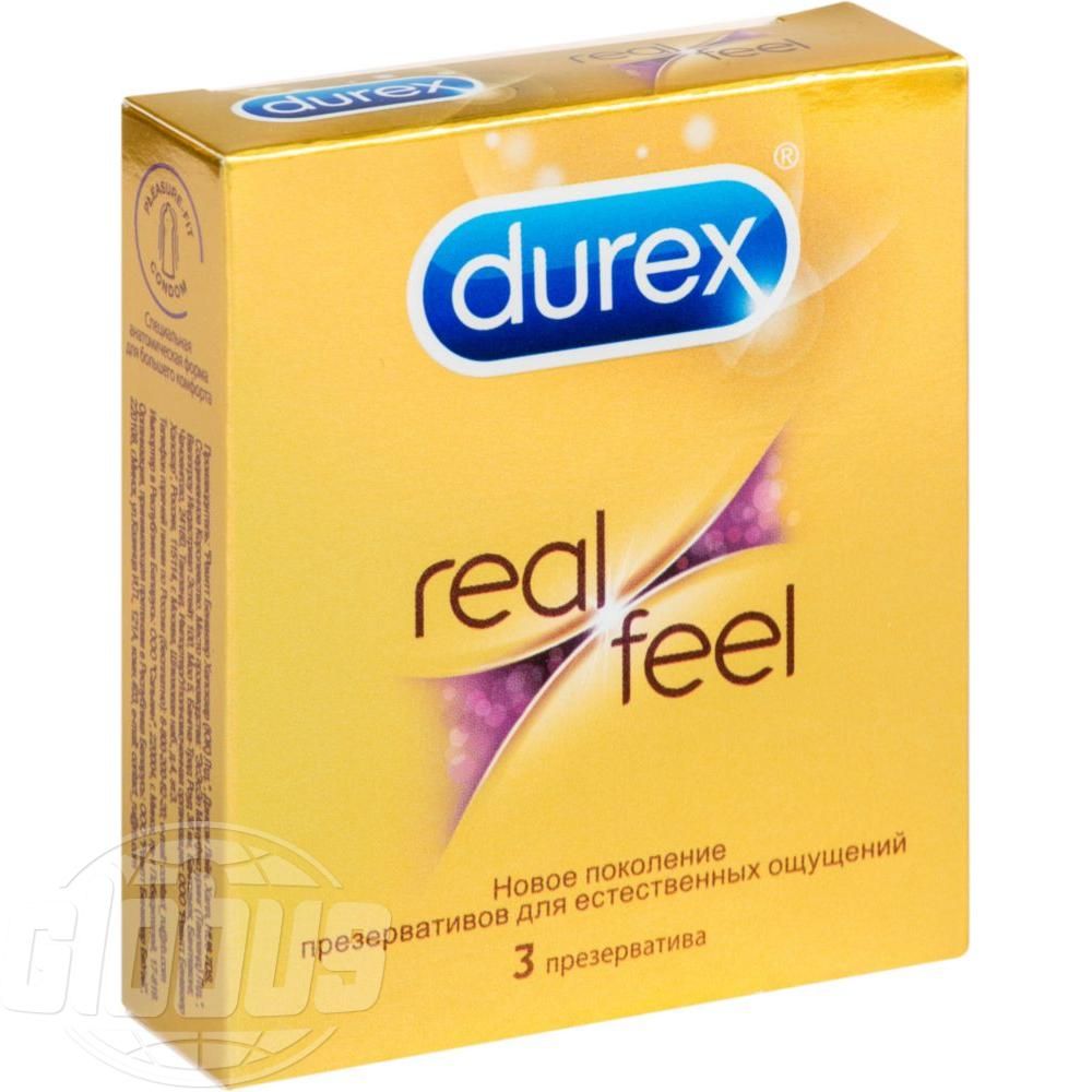 Презервативы Durex RealFeel гипоаллергенные из синтетического материала, 12 шт 8109449 - Durex - Классические презервативы - Купить