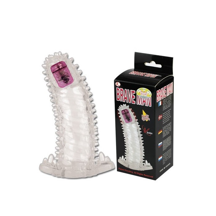 Насадка на член с вибрацией Penis Sleeve Baile BI-10045Z-2-0702 - Baile - Насадки на Член - Купить