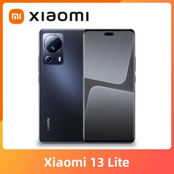 Смартфон Xiaomi 13Lite 256 ГБ 12 ГБ Черный OLED AMOLED 2 SIM купить c