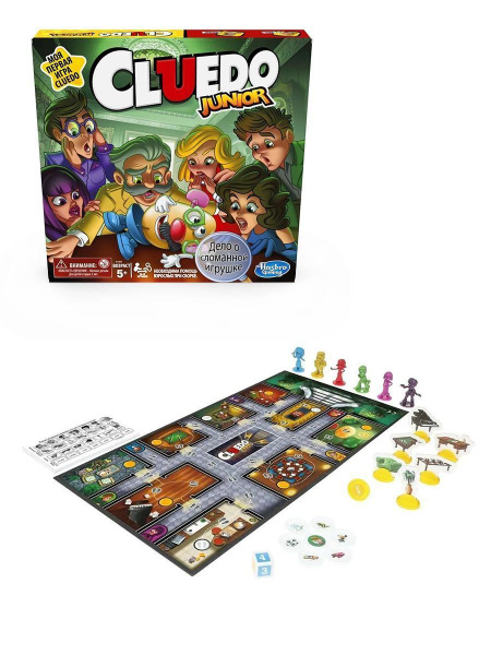 Cluedo Junior Дело о сломанной игрушке C1293 купить с доставкой по