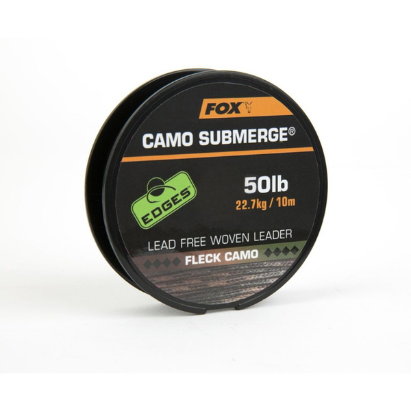 Противозакручиватель мягкий Fox Edges Submerge Fleck Camo 50lb 10m