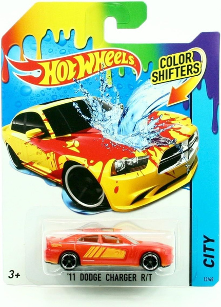 Машинка Hot Wheels Color Shifters меняющая цвет BHR15 11 DODGE CHARGER