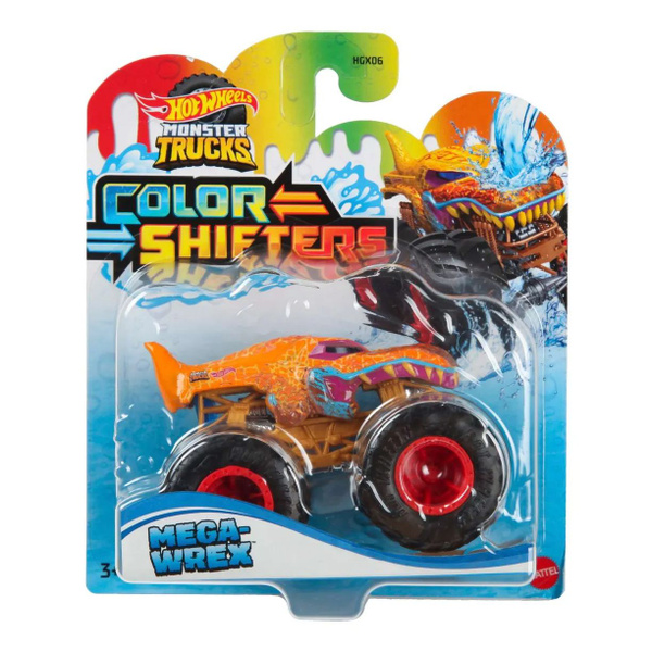 Оригинальная машинка Хот Вилс меняющие цвет Hot Wheels Monster Trucks