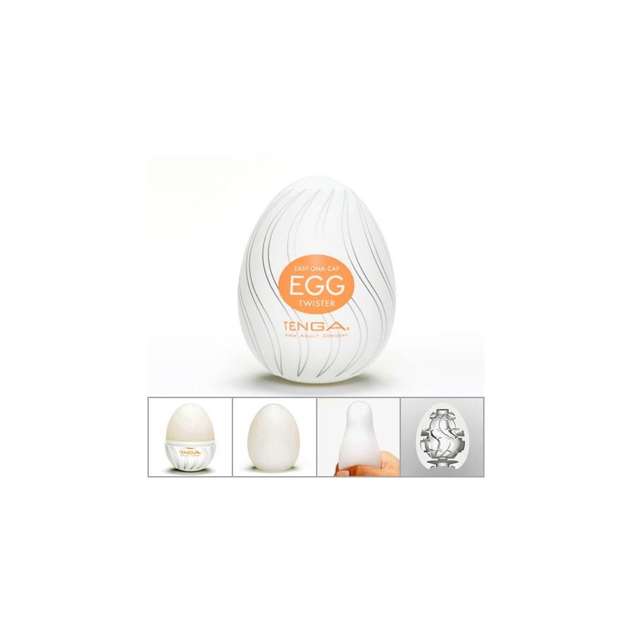 Мастурбатор Tenga Egg Twister EGG-004 - Tenga - Не анатомические мастурбаторы - Купить