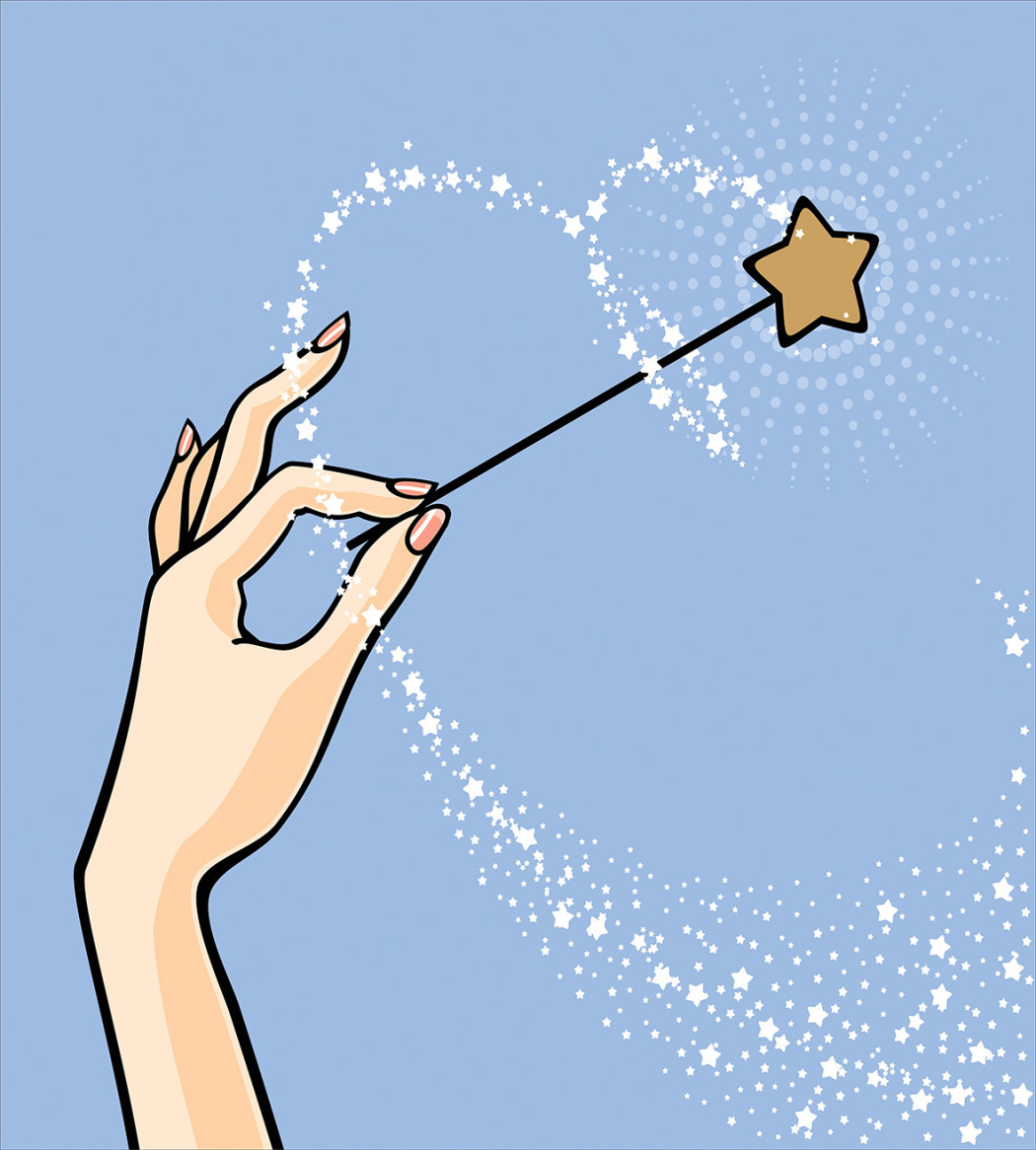 Magic wand cartoon
