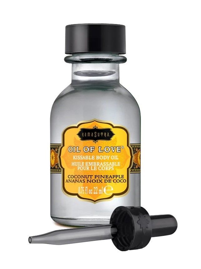 Массажное масло KamaSutra Naturals, Кокос и ананас, 59 мл KS10280 - Kama Sutra  - Масла для массажа - Купить