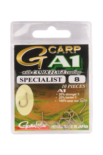 Крючок Gamakatsu G Carp A1 specialist camou S 8 купить с доставкой