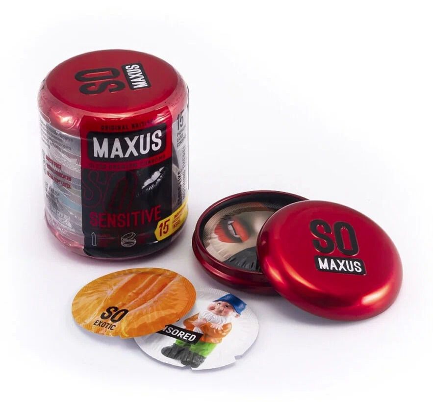 Ультратонкие презервативы Maxus Air Sensitive, 3 шт 0901-009 - MAXUS - Ультратонкие презервативы - Купить