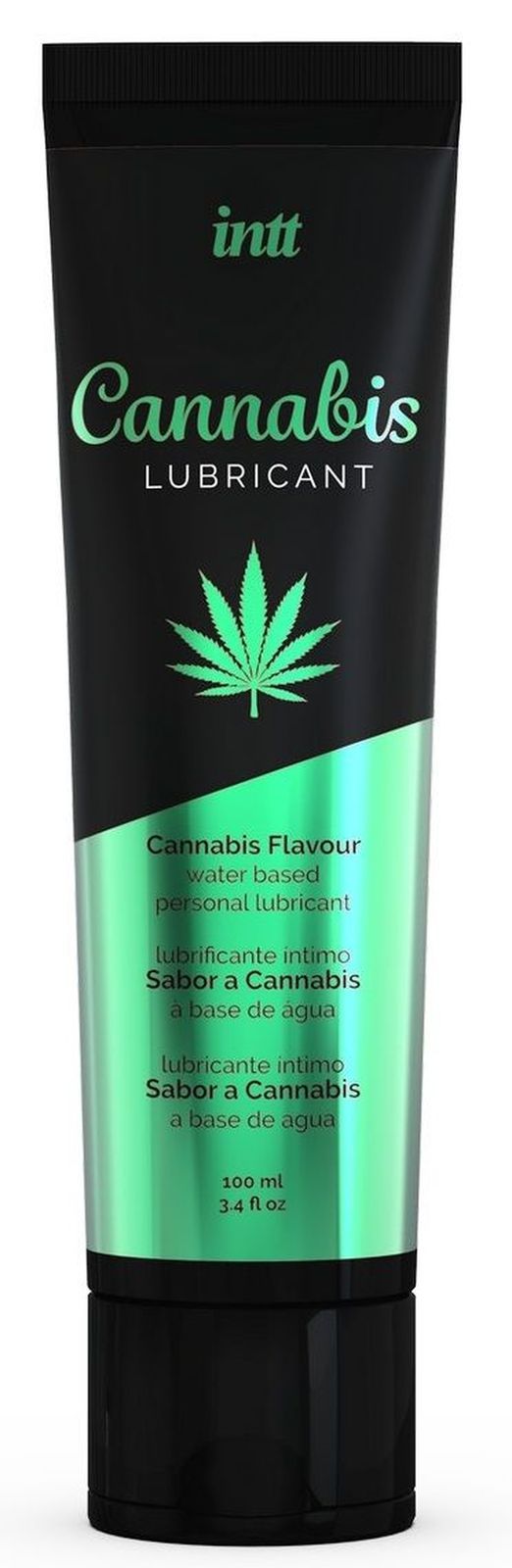 Гель-лубрикант Intt Cannabis на водной основе, 100 мл  LU0001 - INTT - Универсальные интимные смазки - Купить