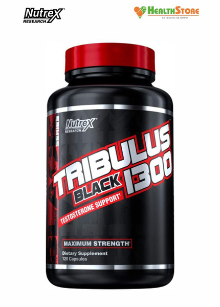 Nutrex Research Tribulus Black 1300 120 капсул Средство для повышения