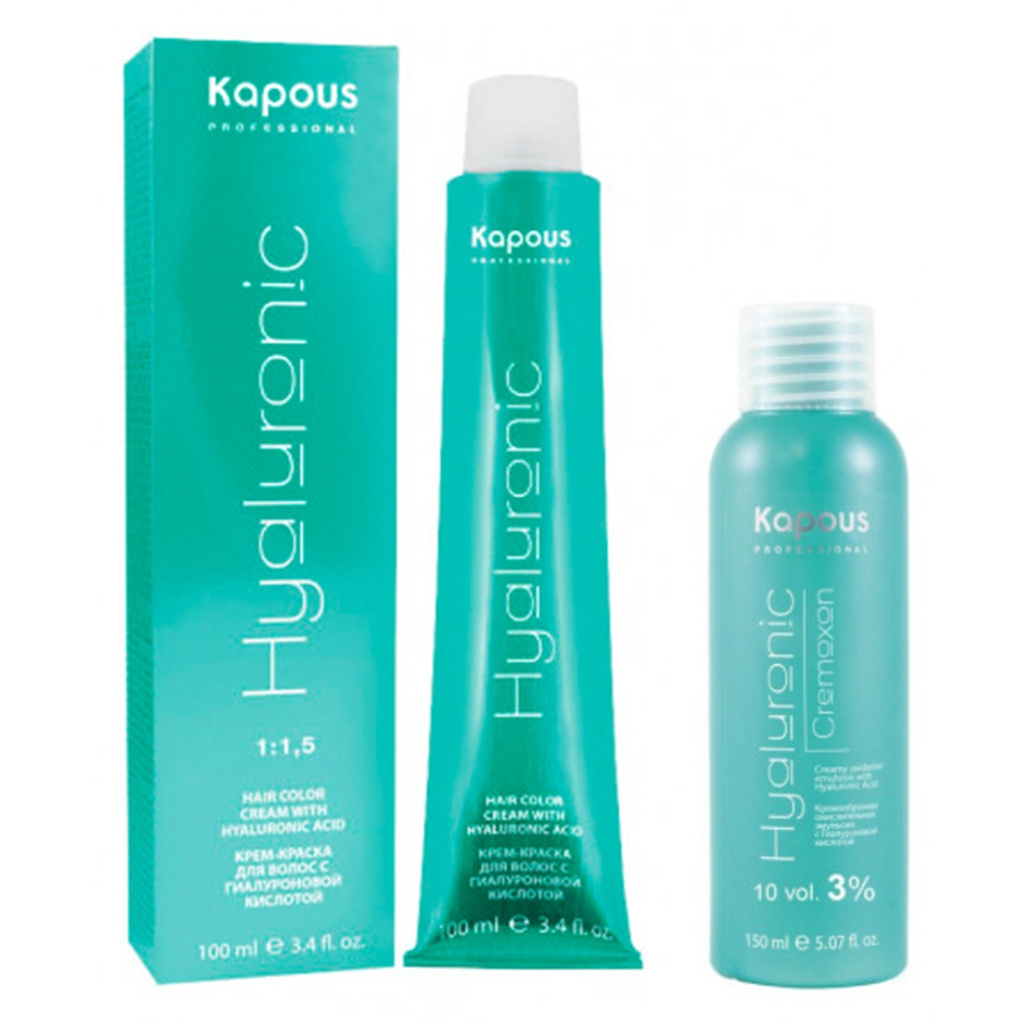 Kapous Hyaluronic 4.12 табачный