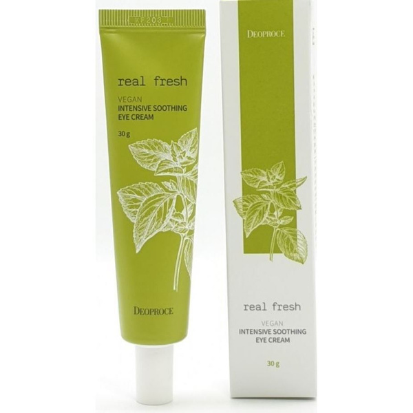 Deoproce Крем для век REAL FRESH VEGAN INTENSIVE SOOTHING EYE CREAM