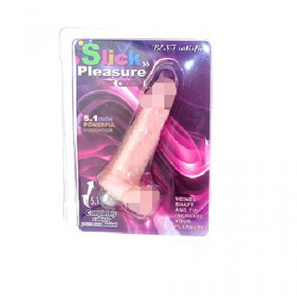 Реалистичный вибратор Big pleasure купить со скидкой в секс шопе  Вибраторы  Реалистичные