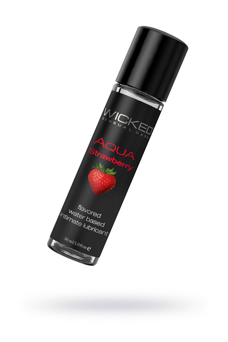 Лубрикант Wicked Aqua Черничный маффин на водной основе, 60 мл 90452 - Wicked - Оральные смазки - Купить