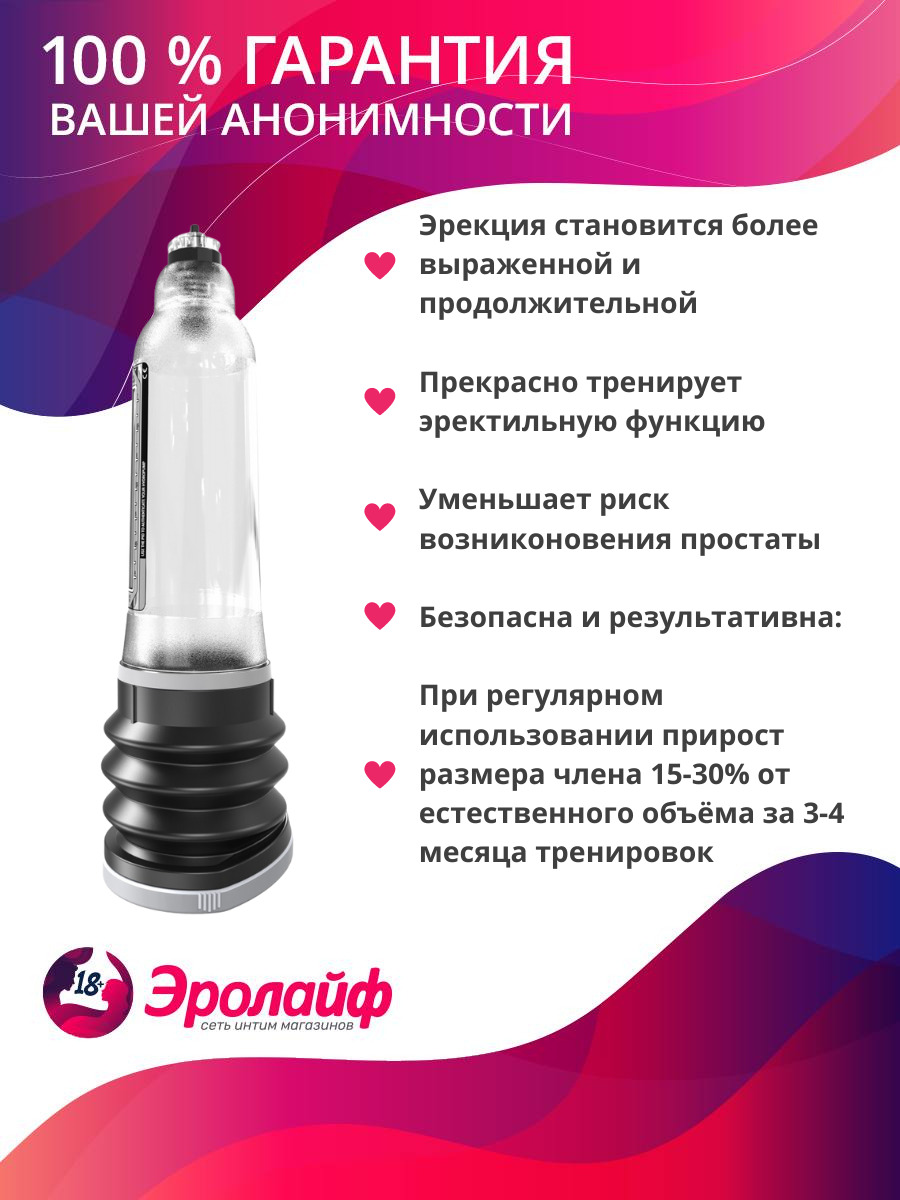 Гидропомпа Bathmate Hydromax5, бесцветный BM-HM5-CС - Bathmate - Гидропомпы - Купить