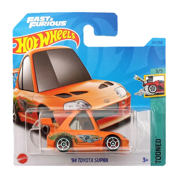 Игрушечная машинка Hot Wheels коллекция TOONED модель 94 TOYOTA SUPRA