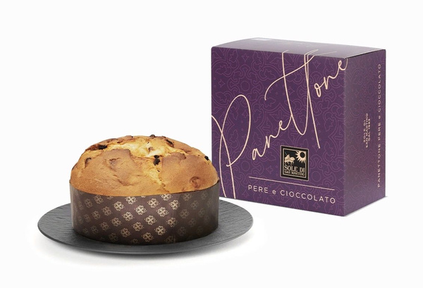 Итальянский панеттоне PANETTONE PERE E CIOCCOLATO 750 г вкуснейший