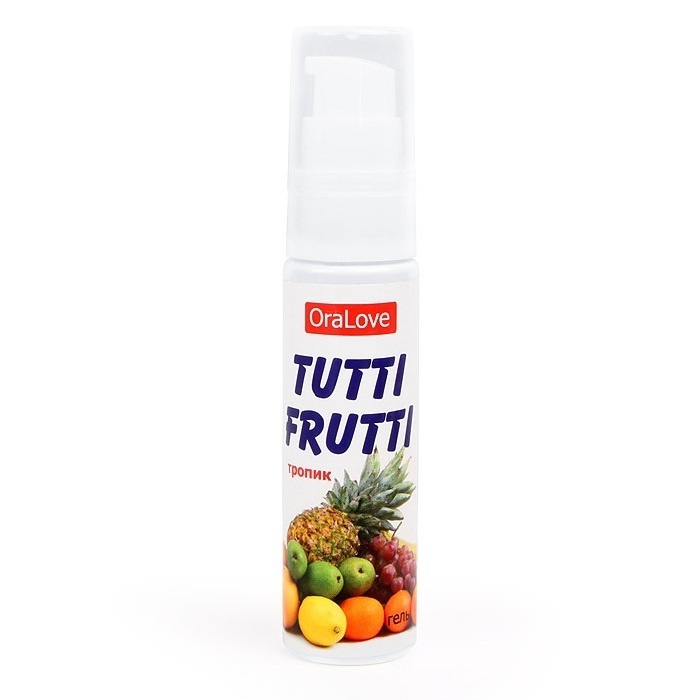 Оральная смазка Биоритм Tutti-Frutti Малина, 30 мл LB-30003 - Биоритм - Оральные смазки - Купить