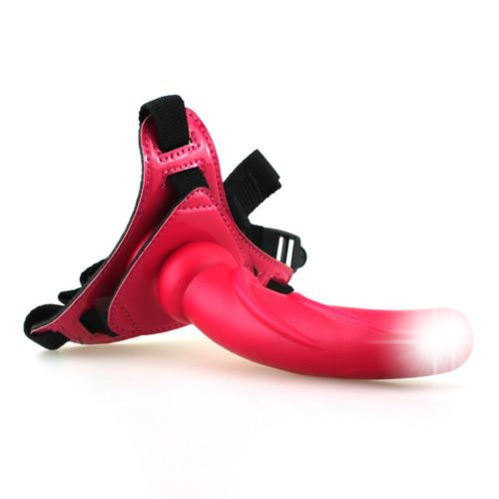 Фаллоимитатор Strap-on-me Dildo Plug Curvy XL 18 см, черный 6016657 - Strap-on-me - Для страпонов с кольцом - Купить