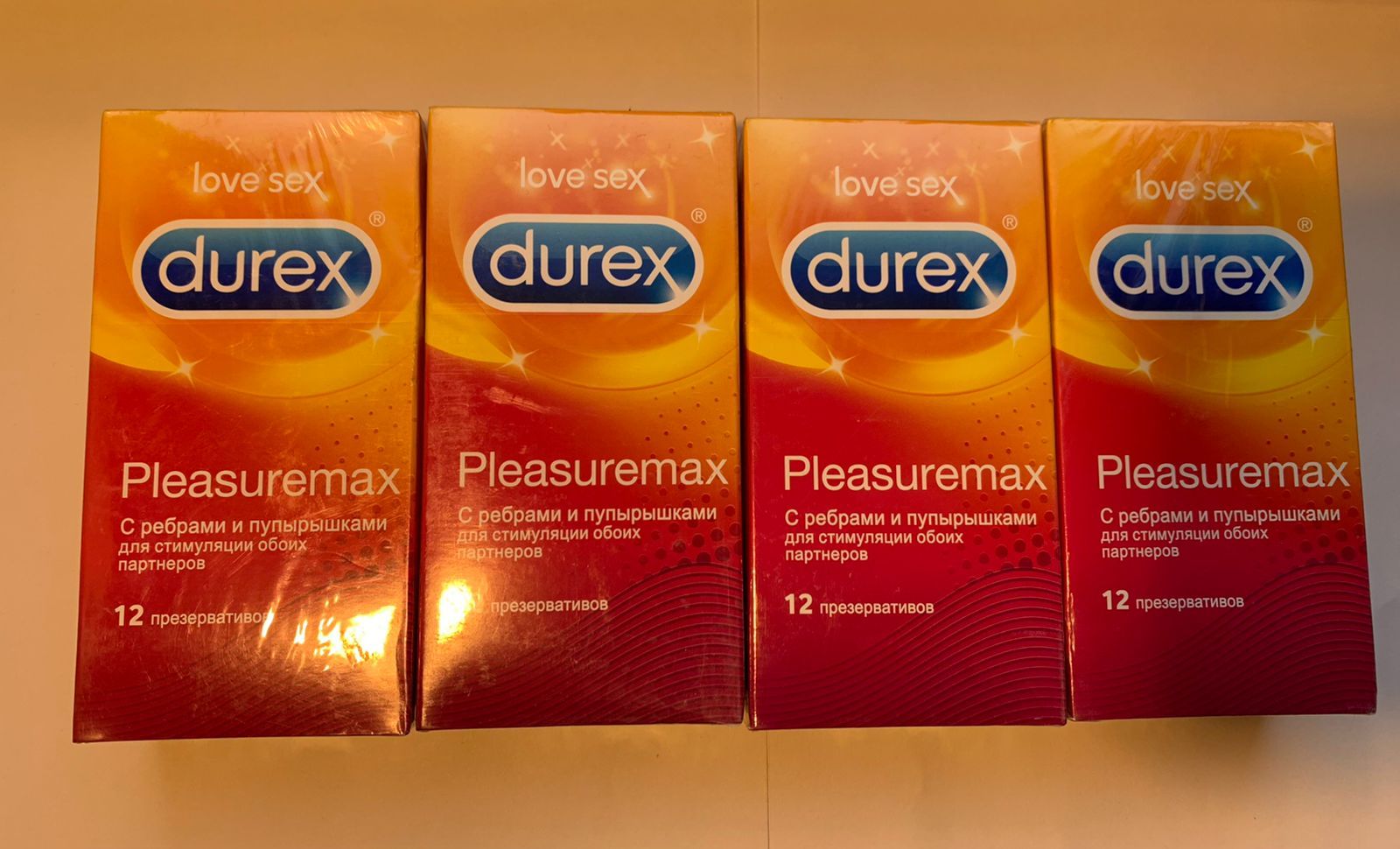 Презервативы Durex Pleasuremax рельефные, 12 шт 8103507 - Durex - Ребристые презервативы - Купить