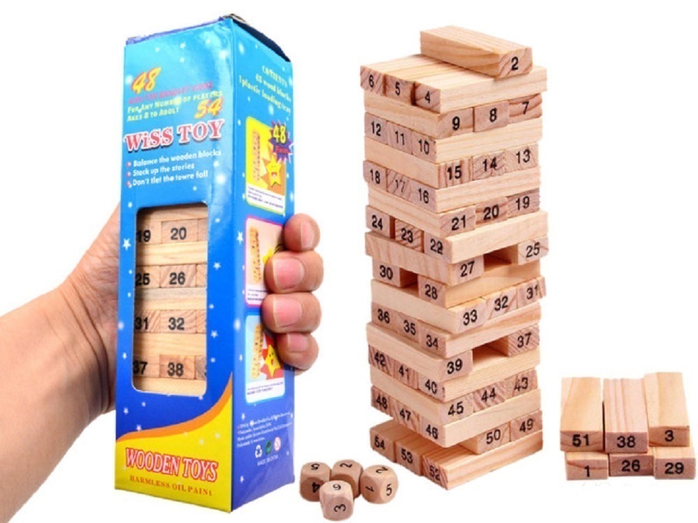 Игра дженга Башня искушений, разноцветный 1362712 - Сима Лэнд 2 - Игры - Купить