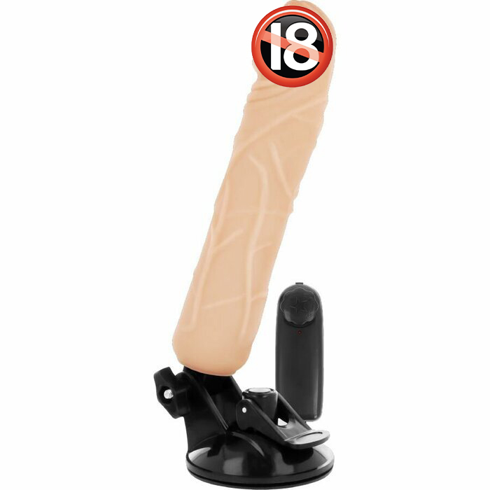 Вибратор с пультом DreamLove BaseCock, 21 см, телесный D-223008 - DreamLove - Реалистичные вибраторы - Купить