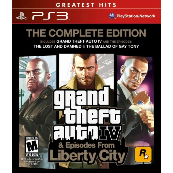 Игра GTA IV Grand Theft Auto Complete Edition PlayStation 3