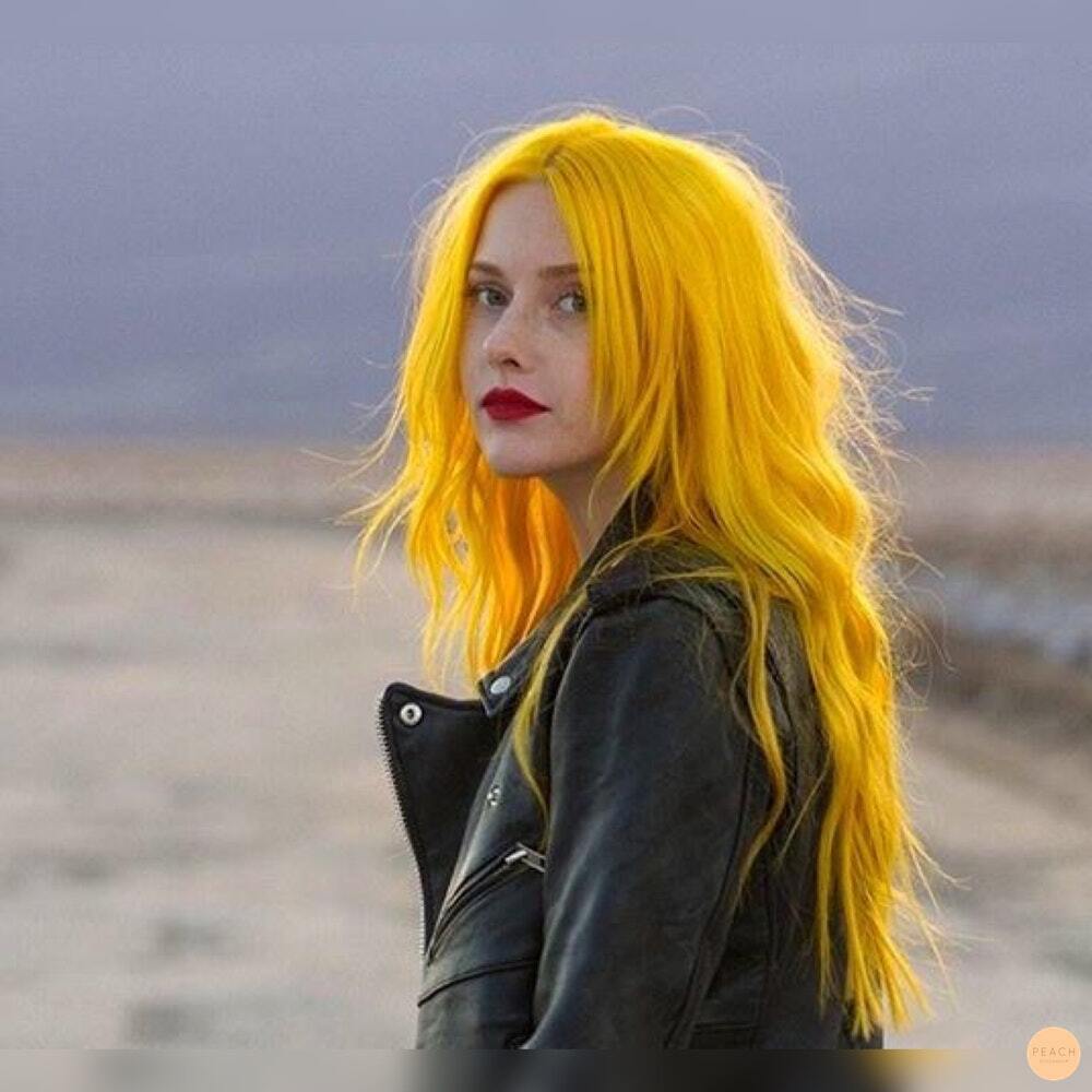 Yellow hair girl