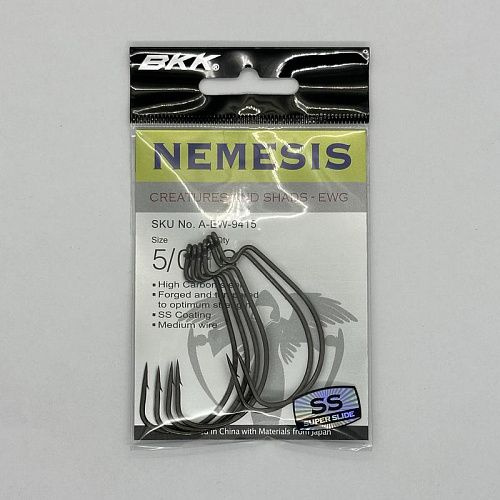 Характеристики Крючки офсетные BKK Nemesis 9004 5 0 6 шт в упаковке