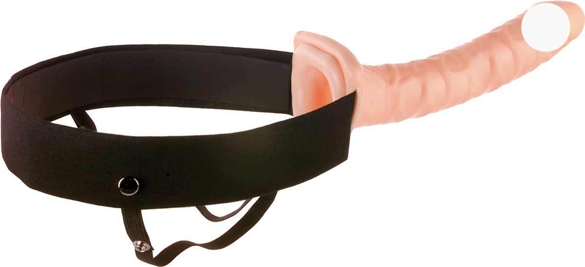 Полый страпон с поясом Evolved Adam's Flexskin Hollow, телесный AE-WF-3558-2 - Evolved - Полые страпоны - Купить