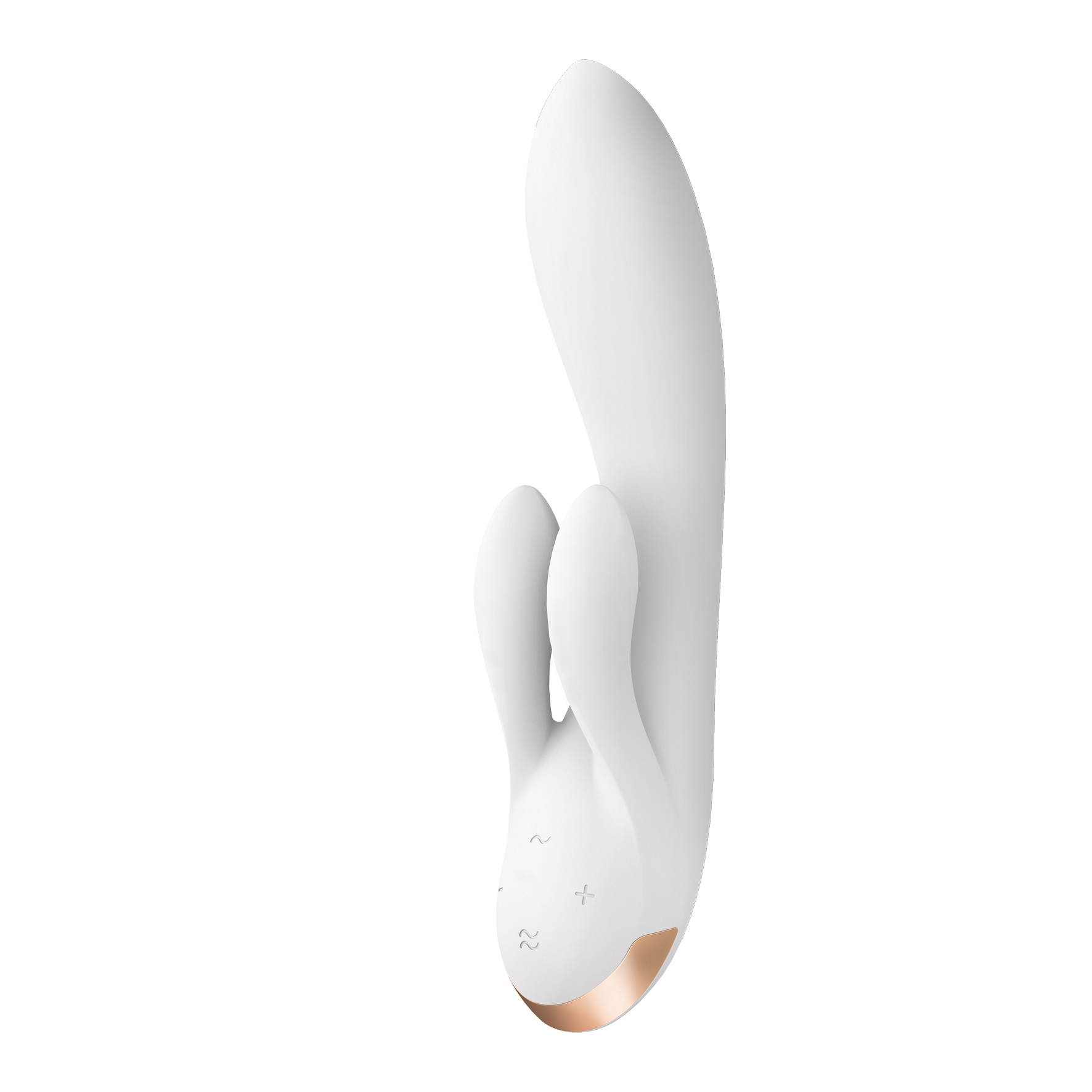 Вибратор-кролик Satisfyer Double Flex с двумя клиторальными отростками, черный 4002583 - Satisfyer - Вибраторы-кролики - Купить