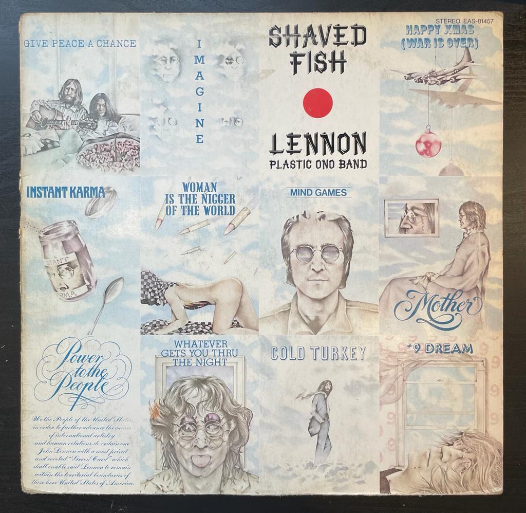 John lennons band on shaved fish