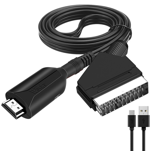 WIISTAR HDMI совместимый SCART адаптер Видео Аудио Конвертер купить на