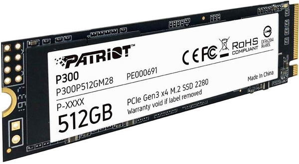 без диска Внутренний SSD диск Patriot Memory TLC 3D NAND 2280