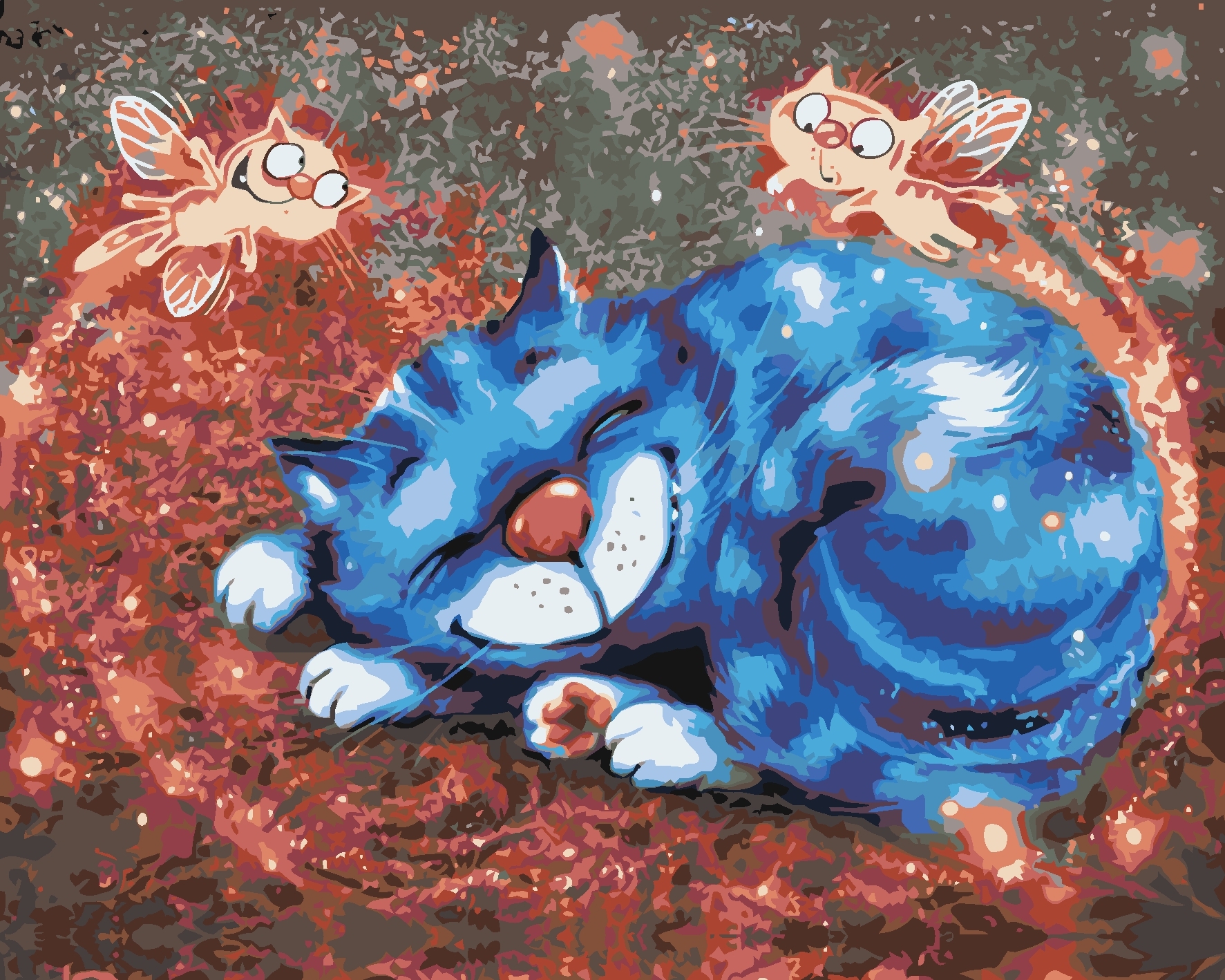 Синие коты сон