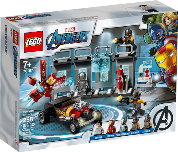 Конструктор LEGO Marvel 76167 Арсенал Железного человека купить с