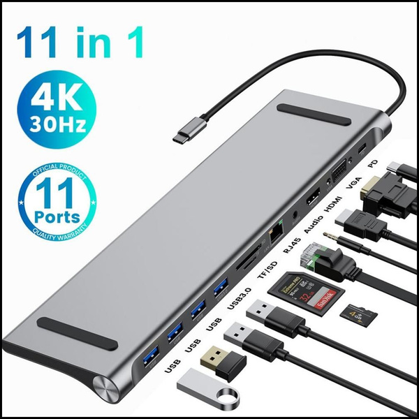 USB разветвитель 11 в 1 USB HUB Type C док станция Usb 3 0 хаб 3 0