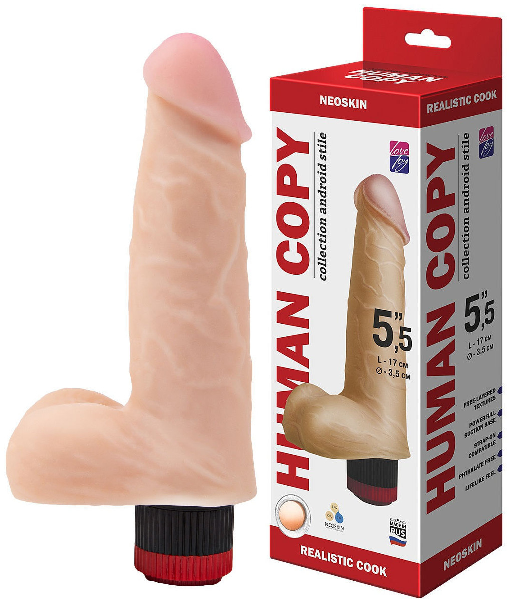 Вибратор для двойного проникновения LoveToy, черный 6860414700 - LoveToy - Реалистичные вибраторы - Купить