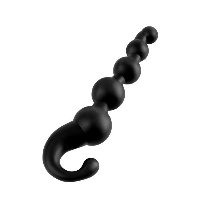 Анальный вибростимулятор елочка Pipedream Beginner's Power Beads, черный  4657-23 PD - PipeDream - Анальные ёлочки - Купить